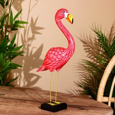 Сувенир Фламинго дерево 47 см No Brand