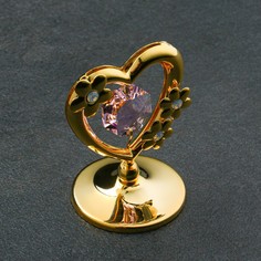 Сувенир "Сердце", с кристаллами No Brand