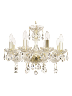 Люстра подвесная хрустальная 117/8/165 G Bohemia Ivele Crystal