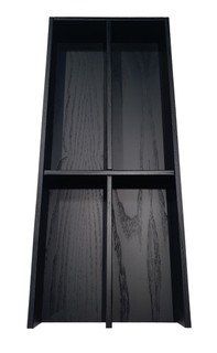 Лоток для столовых приборов Ashwood BOX 200-BLACK Деревянный в кухонный ящик из ясеня Малеев Александр