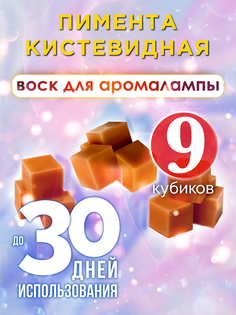 Ароматические кубики Аурасо Пимента кистевидная ароматический воск для аромалампы 9 штук