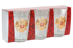 Граненые стаканы Подарочный набор стаканов Россия №52164 Kamukamu