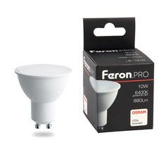 Лампа светодиодная PRO LB-1610 GU10 10W 6400K FERON 38163