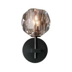 Бра RH Boule de Cristal Single Sconce Black от ImperiumLoft