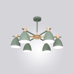 Потолочная люстра ImperiumLoft FOLKE 6 Green