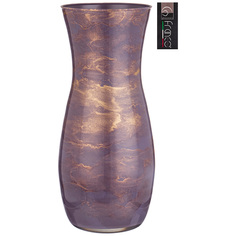 Ваза claudia "golden marble lavender"высота 37см KSG-316-1603-1 Franco