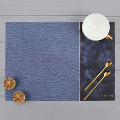 Салфетка на стол For you , ПВХ, 40х29 Доляна