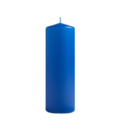 Свеча классическая 5*15 см, синяя, лакированная Богатство Аромата