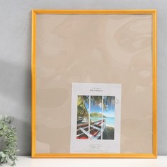 Фоторамка дерево "Image Art" С18 50х60 см,(пластиковый экран), янтарь No Brand