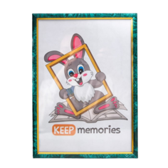 Фоторамка 21х30 см пластик 585 малахит (25/750) Keep Memories