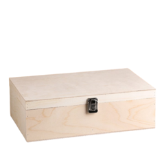 Дарим Красиво Подарочный ящик 34?21.5?10.5 см деревянный, с закрывающейся крышкой, без пок