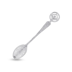 Ложка из серебра 925 пробы 585 Gold