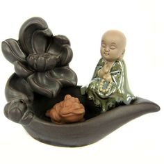 Подставка под благовония пирамидка дым Маленький Будда Индия