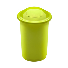 Контейнер для мусора 50 л Plafor Top bin зелёный с плавающей крышкой