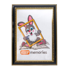 Фоторамка пластик 21х30 см 789 черный (25/750) Keep Memories