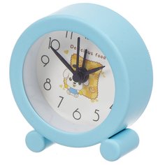 Часы-будильник настольные, 5х5х6 см, круглые, пластик, Доброе утро, Y4-5208 Lonomo