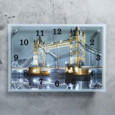 Часы настенные, серия: Город, "Тауэрский Мост", 25х35 см Сюжет