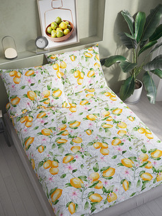Простынь на резинке Сказка Лимончики 90х200 см