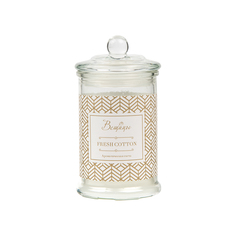 Ароматическая свеча FRESH COTTON в стекле, Д80 Ш80 В145 Вещицы