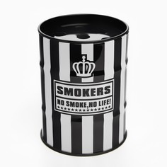 Пепельница бездымная "Нет дыма, нет жизни!", 7.5 х 10 см No Brand