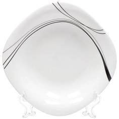 Тарелка суповая 23 см 0.675 л квадратная Токио Daniks FFSP-90/K1306-2