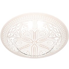 Тарелка суповая 22 см круглая Boho Pasabahce 10335/SLBD43 розовая