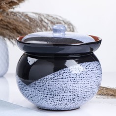 Супница "Ирина" 2,5л, синева Кунгурская керамика