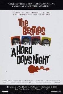 Постер к фильму "The Beatles: Вечер трудного дня" (A Hard Days Night) 50x70 см No Brand