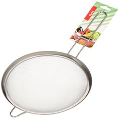 Сито металл, 22 см, с ободком и ручкой, Y4-3068 No Brand