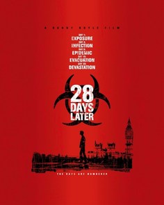 Постер к фильму "28 дней спустя" (28 Days Later...) 50x70 см No Brand