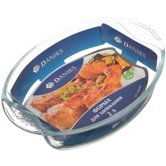 Форма для запекания 21.3х30х6.3 см 2 л прямоугольная Daniks OCT-NR1807