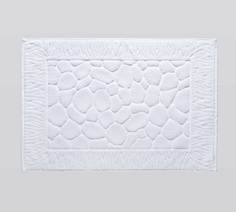 Махровое полотенце-коврик для ног Comfort Life, Белый лотос, 50x70