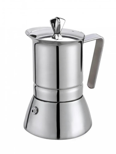Кофеварка гейзерная G.A.T. PRATIKA 111004 200ml индукция, нерж. Сталь