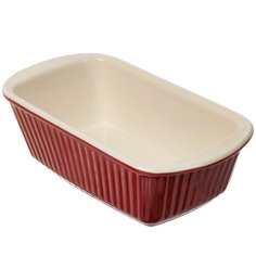 Форма для запекания керамика 28х14х7.5 см прямоугольная Y4-6217 No Brand