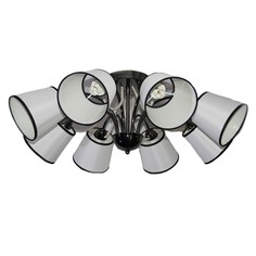 Люстра LVK MDG 5897/8 bk+prl 8xЕ14x40Вт D75H27