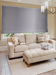 Римская штора Eskar Avery 60х160 см тёмно-серый Эскар