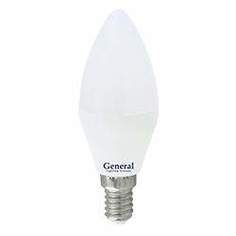 Лампа светодиодная GENERAL, E14, 10W, 4500K, "Свеча", арт. 650975 - (10 шт.) No Brand