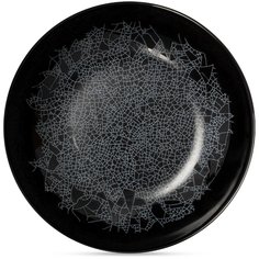Тарелка суповая, стекло, 20 см, круглая, Zoe black, Luminarc, V0119