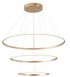 Люстра Zortes Ringolight ZRS.33325.75C LED подвесная светодиодная 75 Вт золото No Brand