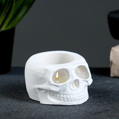 Подсвечник "Череп муэрто" 8х7х5см Хорошие сувениры