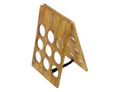 Настольная подставка для вина ЛУРМАРЕН, манговое дерево, на 9 бутылок, 46x31.5x3.5 см Koopman International