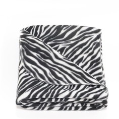 Плед Zebra 130x150 см, флис 120 г/м, полиэстер 100% Belezza