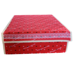 Складной короб для хранения вещей с 16-ю ячейками 17511 00107981 31х31х12.5 см красный No Brand