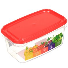 Контейнер пищевой пластик 0.5 л роза Berossi Vitaline ИК 41246000