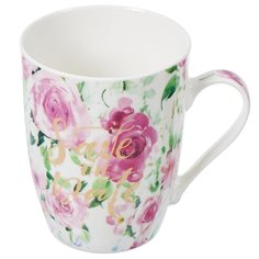 Кружка керамика 350 мл Цветы тренд Y4-3796 в ассортименте No Brand