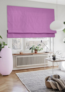 Римская штора AMMI веревочный механизм розовый 60x160 см Эскар