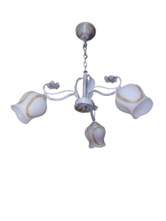 Люстра LVK 32301/3 white with gold D40H55 3xE27x60W