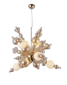 Люстра LVK A 1745/A GOLD+white+amber D850H700 5Wx22