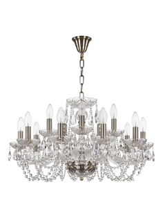 Люстра подвесная хрустальная 119/10+5/240 Pa Bohemia Ivele Crystal