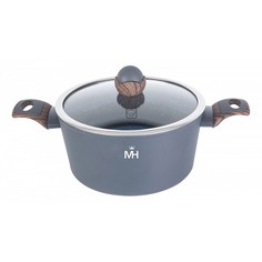 Кастрюля Mercury MC-1796 2,8 л серый
